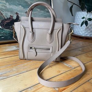 Céline Nano Luggage Bag in Souris